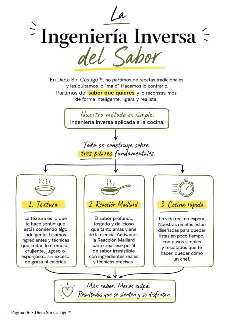 Página original del ebook que explica la Ingeniería Inversa del Sabor